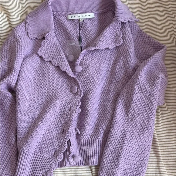 English Factory Lavender Sweater - Picture 1 of 4